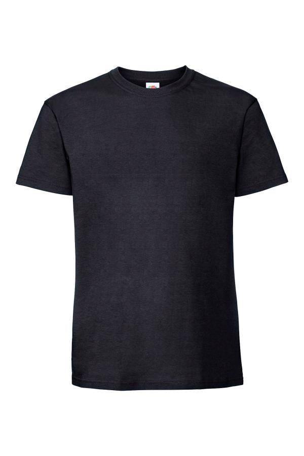 Iconic 195 t-paita Fruit of the Loom isolla painatuksella