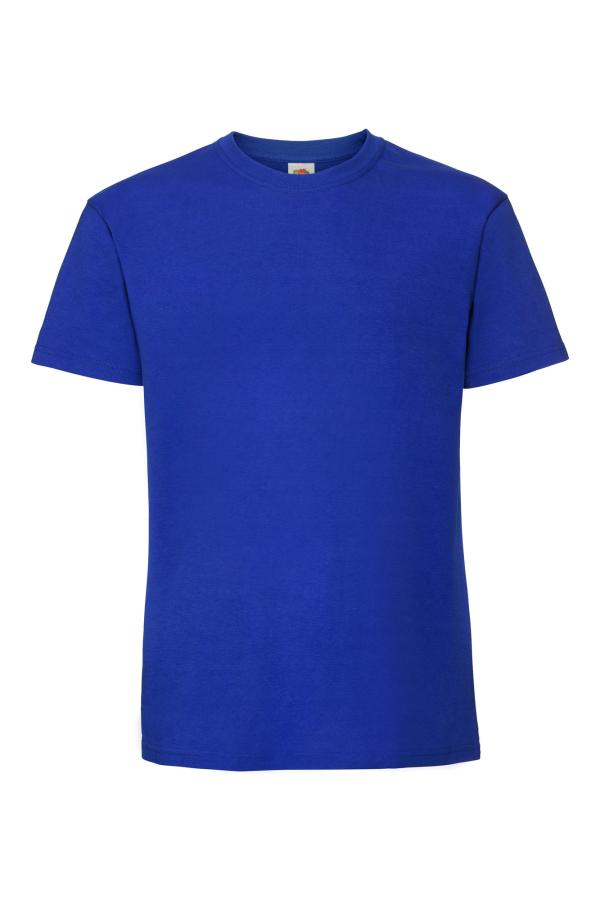Iconic 195 t-paita Fruit of the Loom isolla painatuksella