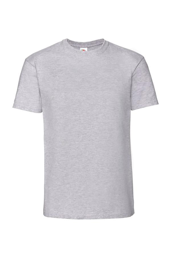 Iconic 195 t-paita Fruit of the Loom isolla painatuksella